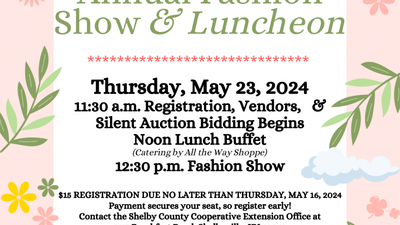 Invitation to the Homemaker Luncheon