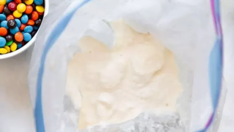 Ice Cream made in a bag 